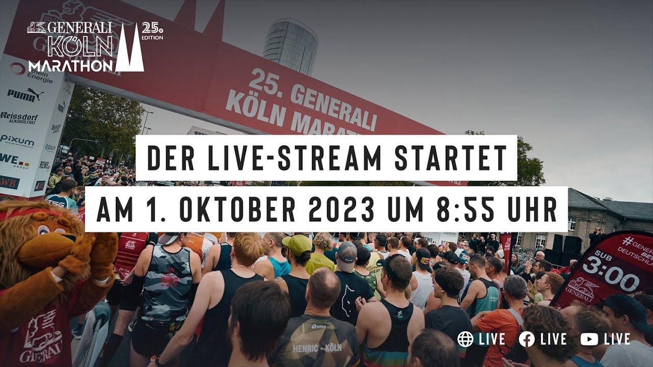 Live-Stream Generali Köln Marathon 2023
