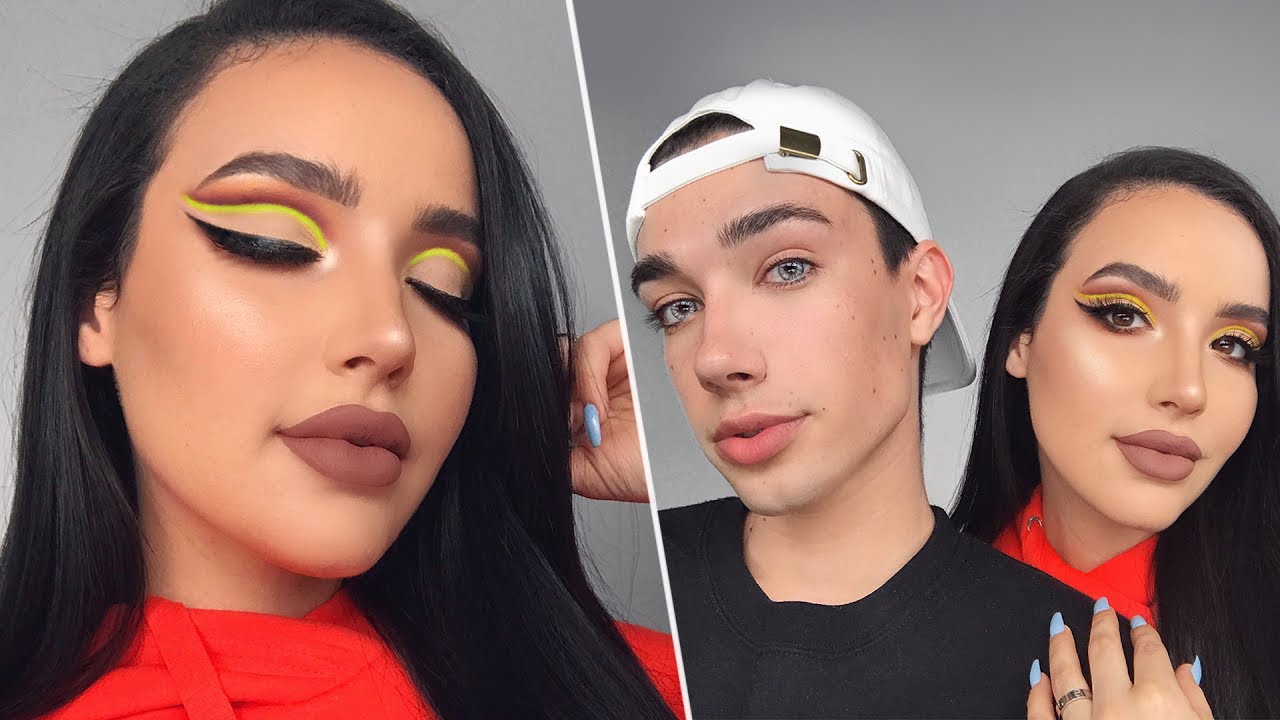 CUT CREASE POP OF COLOR LINER TUTORIAL WITH AMANDA ENSING