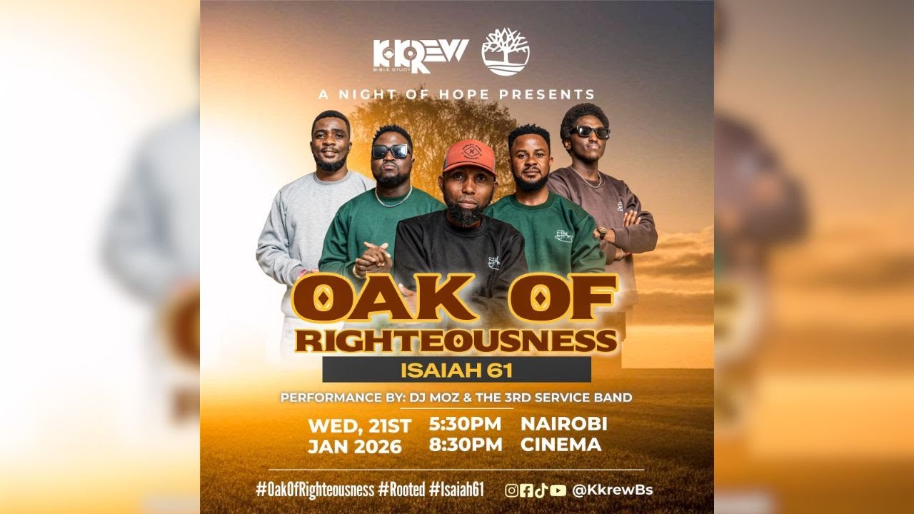 A NIGHT OF HOPE PRESENTS - OAK OF RIGHTEOUSNESS : ISAIAH 61  -  SPEAKER : DJ MOZ