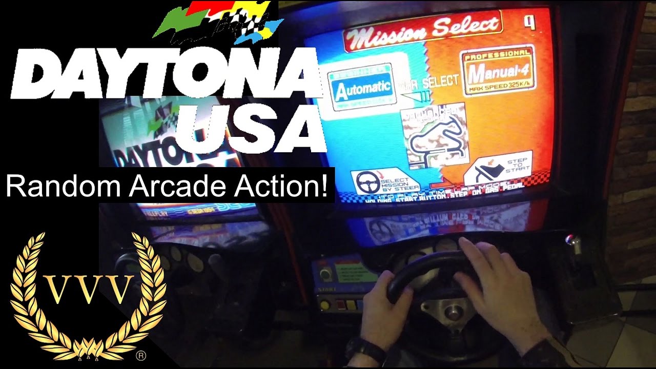 Spotted an old Daytona USA arcade cab