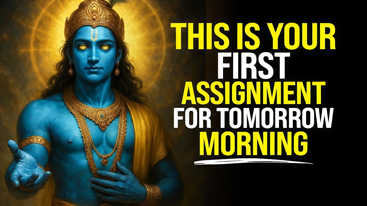 Krishna Said: Do This First Thing Tomorrow Morning — Urgent Assignment | Krishna Message Now