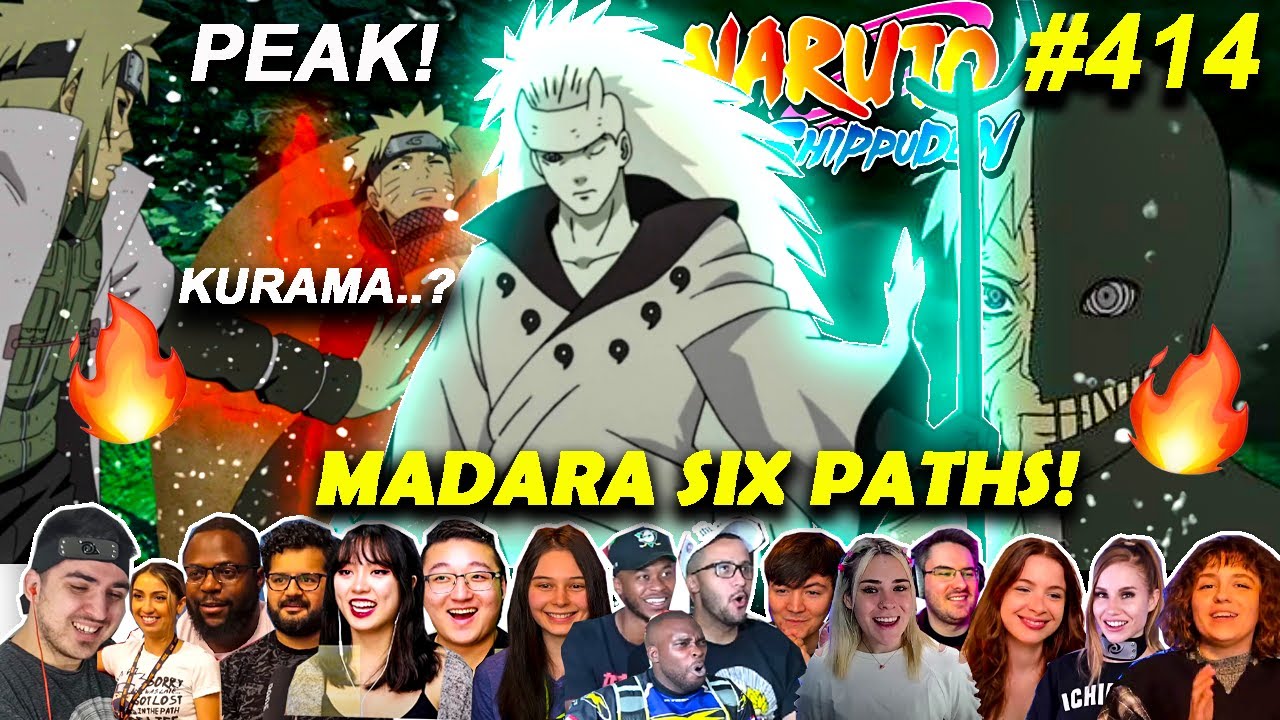 Мадара Мудрец Шести Путей!!💀Мы потеряли Кураму?🤯[МЕГА Реакция Mashup] Shippuden Ep 414