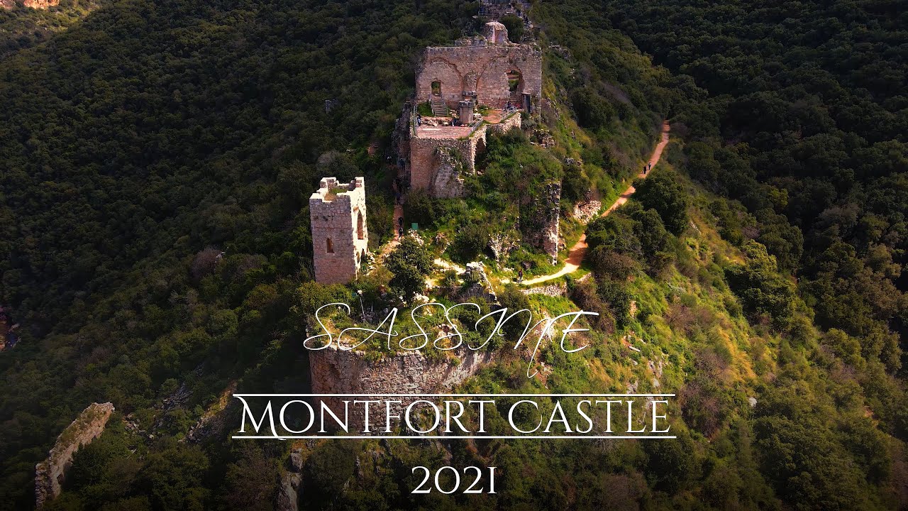 Montfort: The Crusader Castle Ruins - Winter 2021 (Mavic Air 2 - Cinematic 4k 60fps)