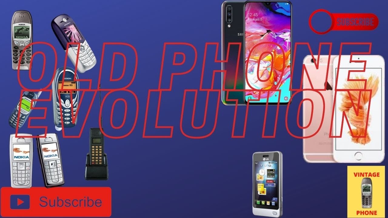 Old Phone Evolution By VintagePHONE
