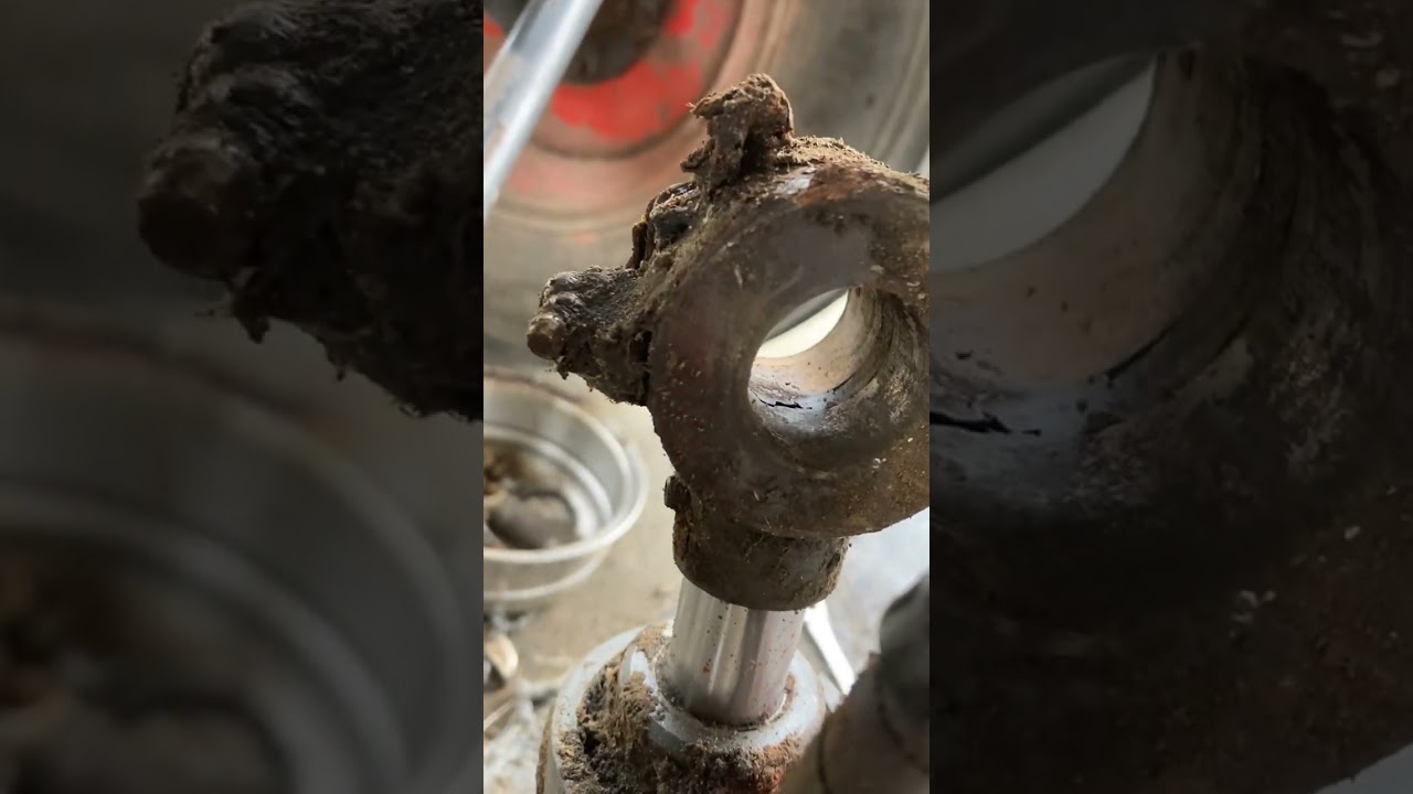 Kubota MX5000 loose steering cylinder bushing replacement