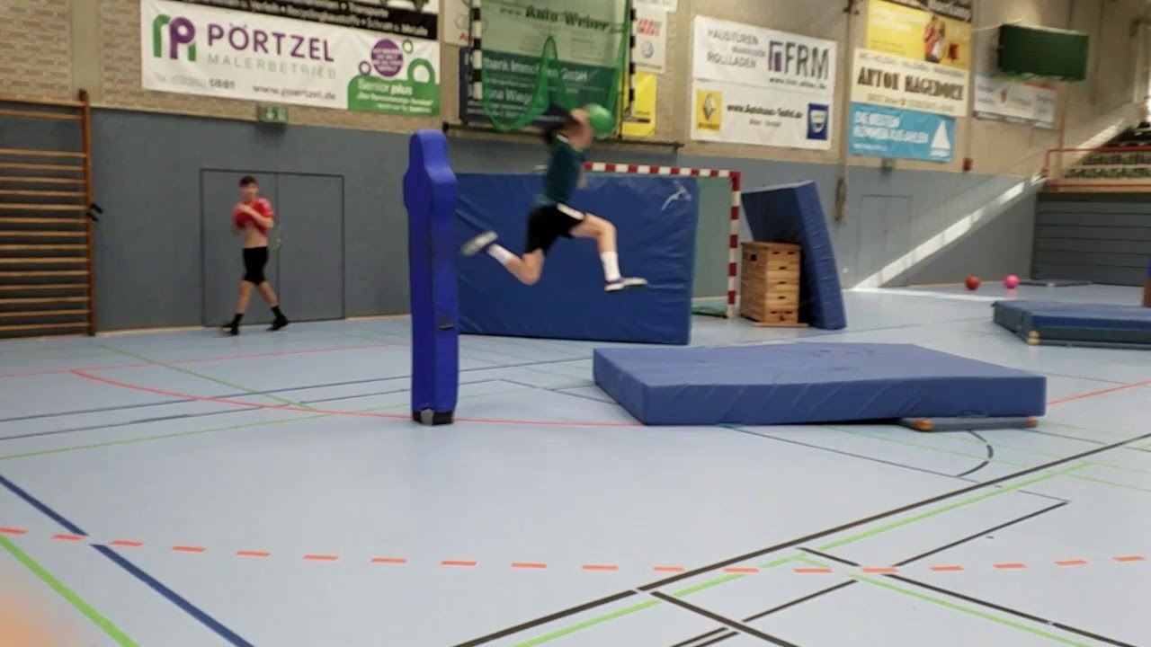 Handball wing training
