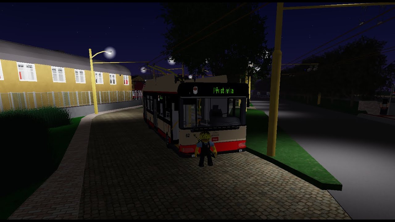 Roblox hra DPMJ linka A směr Dopravní podnik vůz 24Tr eč. 62 (Darmyx)