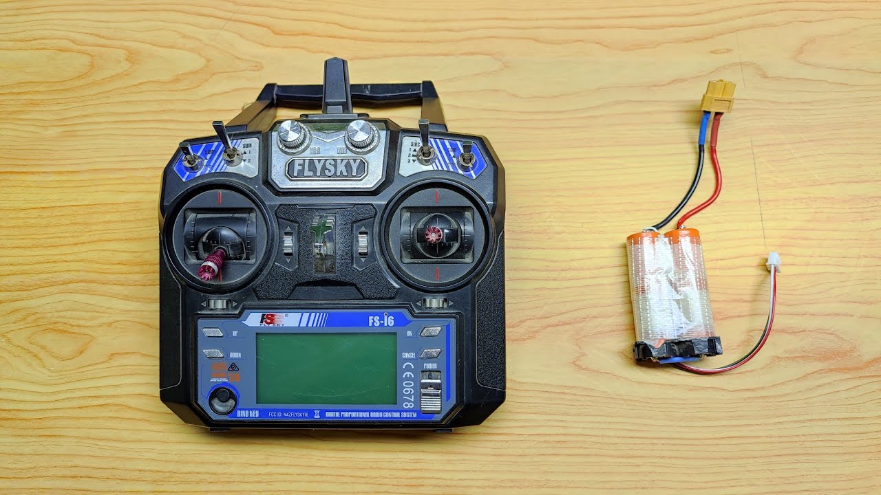 Battery pack build for fly sky i6 Radio @INDIRC1