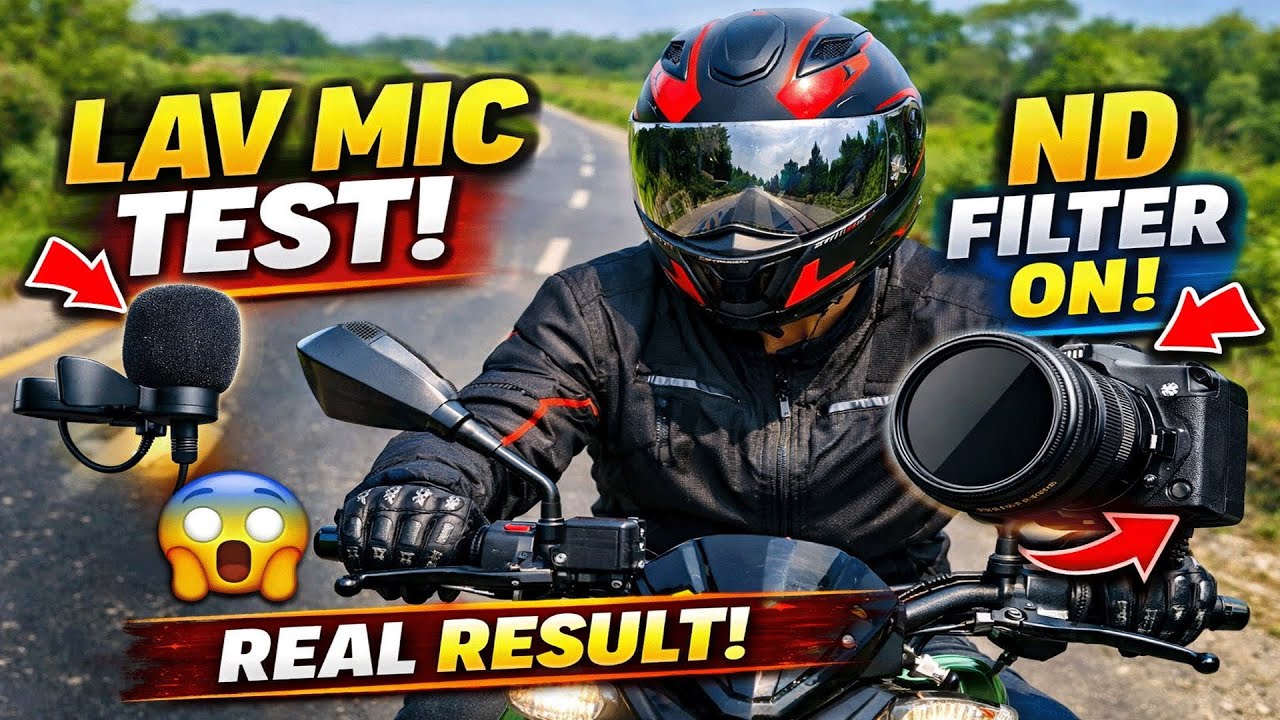 Balurghat to Patiram Motovlog 🔥 New Lav Mic + ND Filter Test | Audio & Video Quality Check! 🏍️🎥