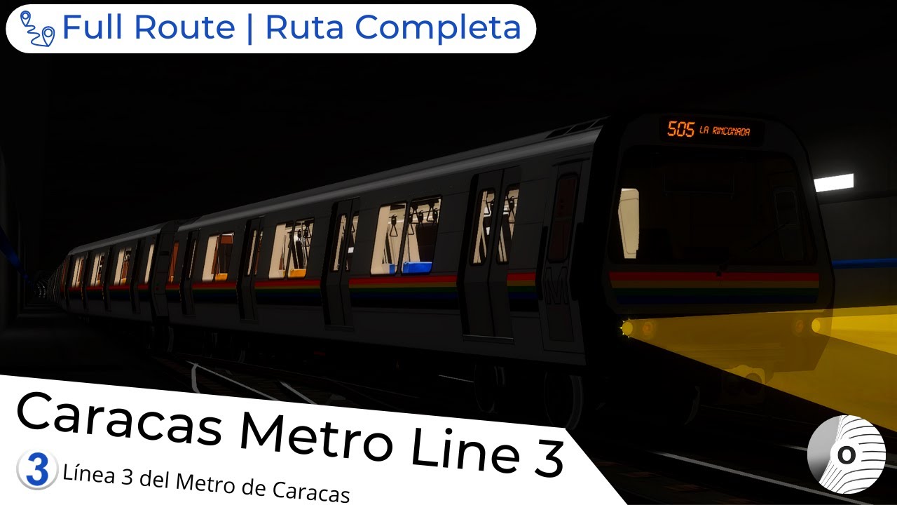 OpenBVE - CARACAS METRO LINE 3 | Plaza Venezuela to La Rinconada