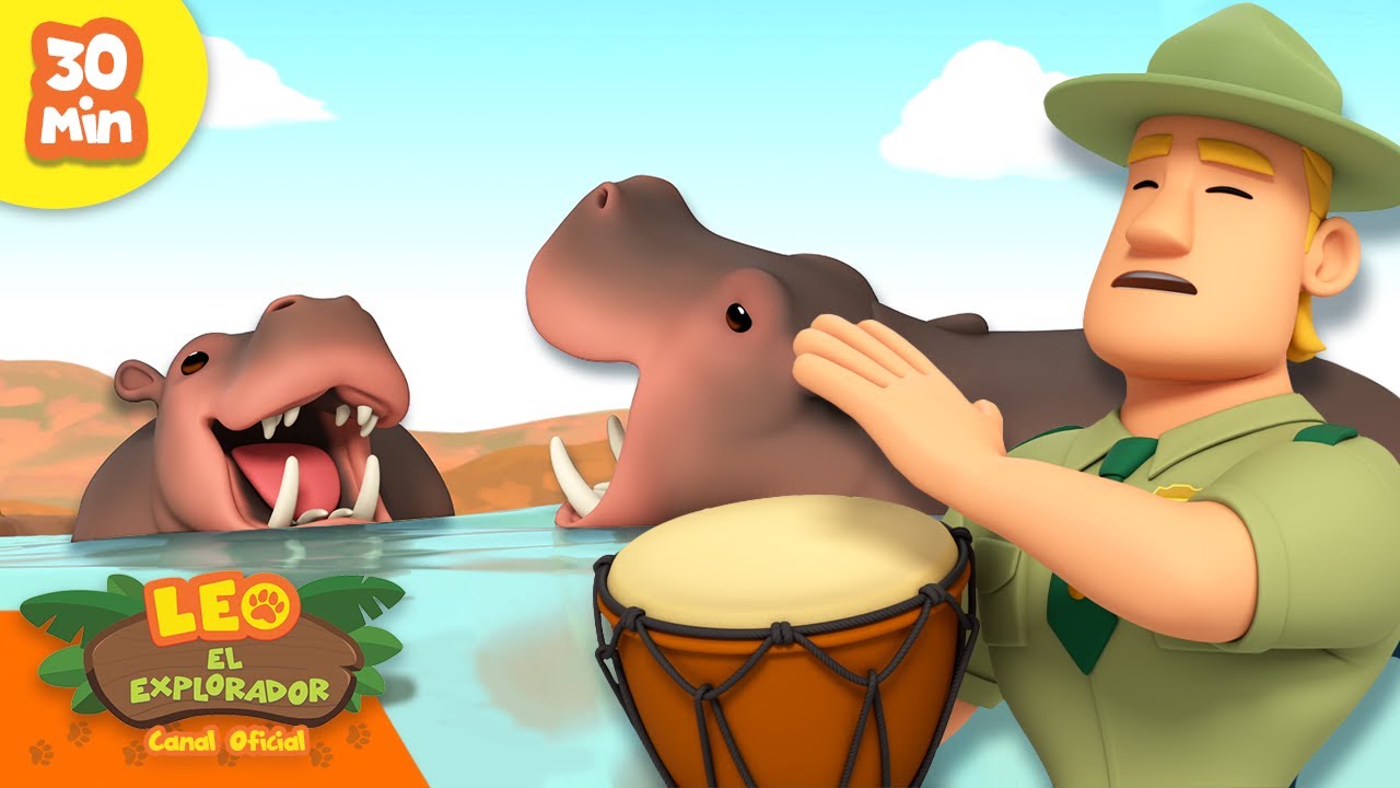&iexcl;Explora el ASOMBROSO mundo de los animales en la tierra y el agua! 🏝️ | Leo, El Explorador