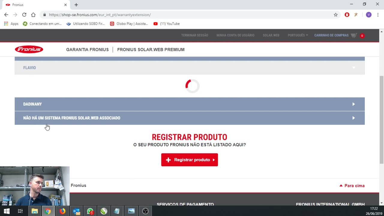Registro Inversor Fronius 7 Anos de Garantia - Ligados em Energia Solar