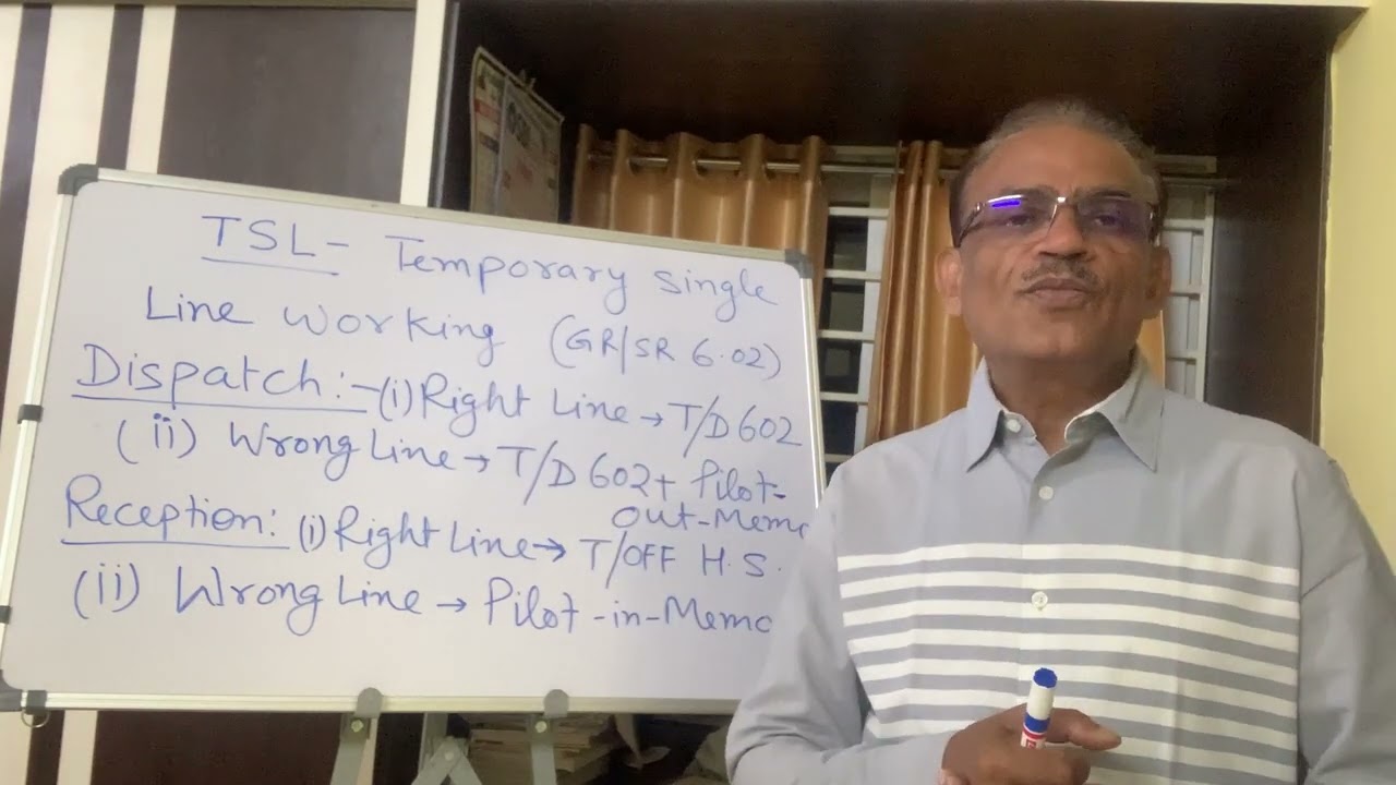TSL - Temporary Single Line Working - Lesson 14