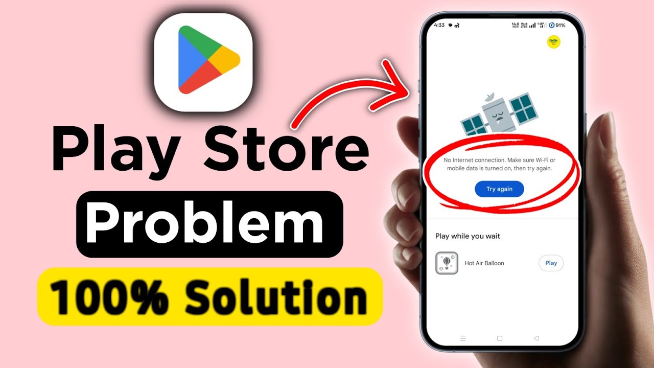 Google Play Store Not Opening | No Internet Connection Problem