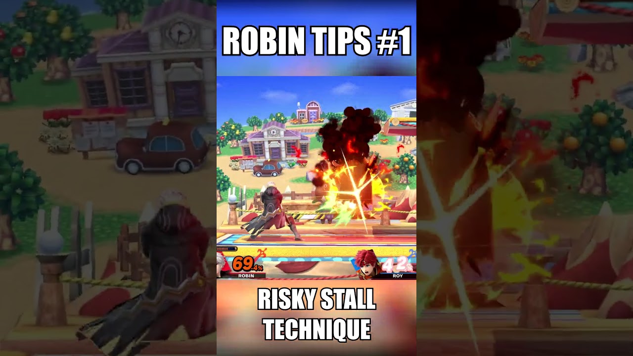 РИСКОВАННАЯ ТЕХНИКА ЗАДЕРЖКИ - Советы Робина №1 #ssbu_robin #smashbros #smashclips #smashtournament