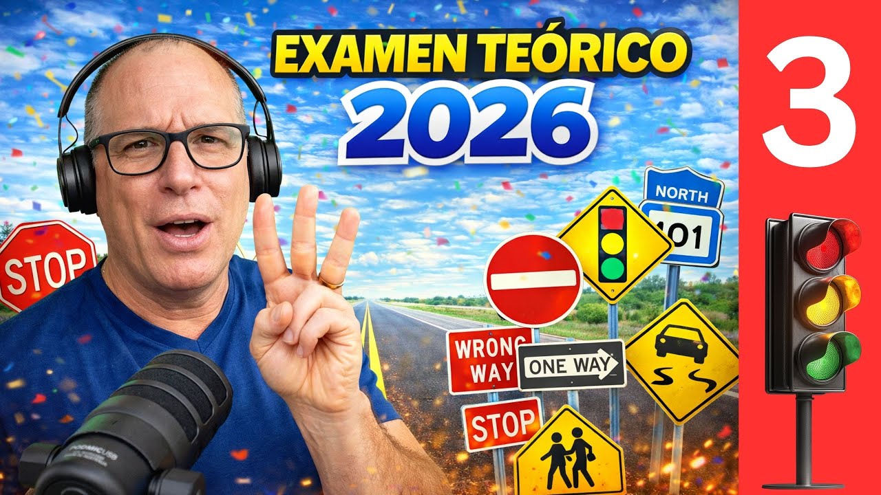 ✅ Teórico de Conducir 2026 | Preguntas de Repaso – Examen 3 🔥