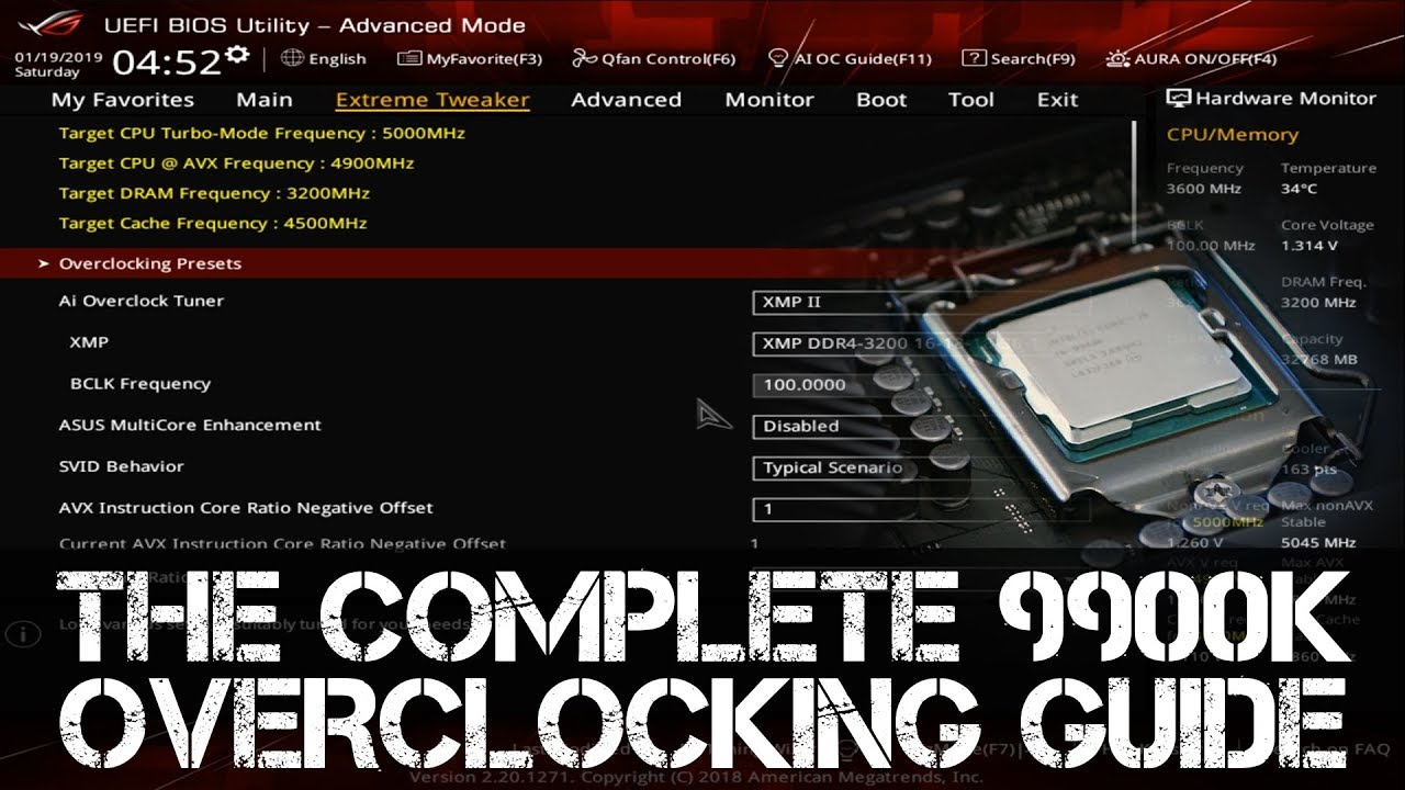 Полное руководство по разгону i9 9900K — Maximus XI Z390 и другие