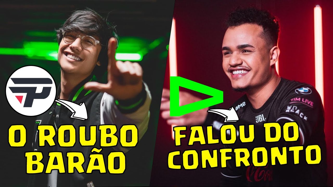 TINOWS FALA SOBRE ROUBO DO BARAO e CARIOK TAMBEM FALA COMO FOI O ROUBO ! THE RADIOATIVO LOL !