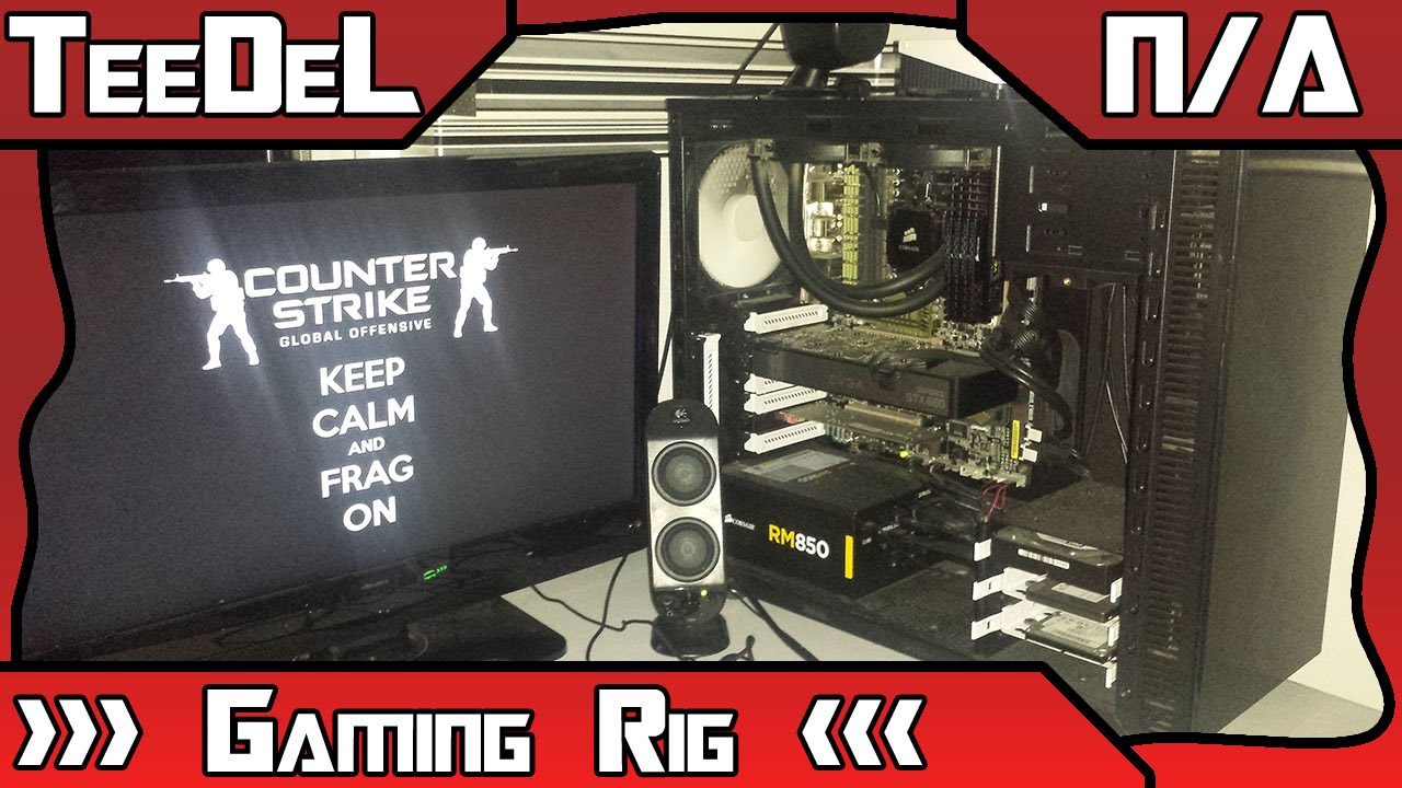 TeeDeL's Room Tour - 2015 Gaming/Work Setup