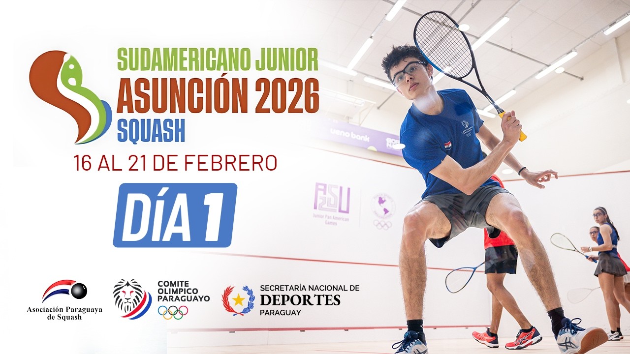 EN VIVO | Sudamericano Juvenil de Squash ASU 2026 - Día [1] | CANCHA 5 SND