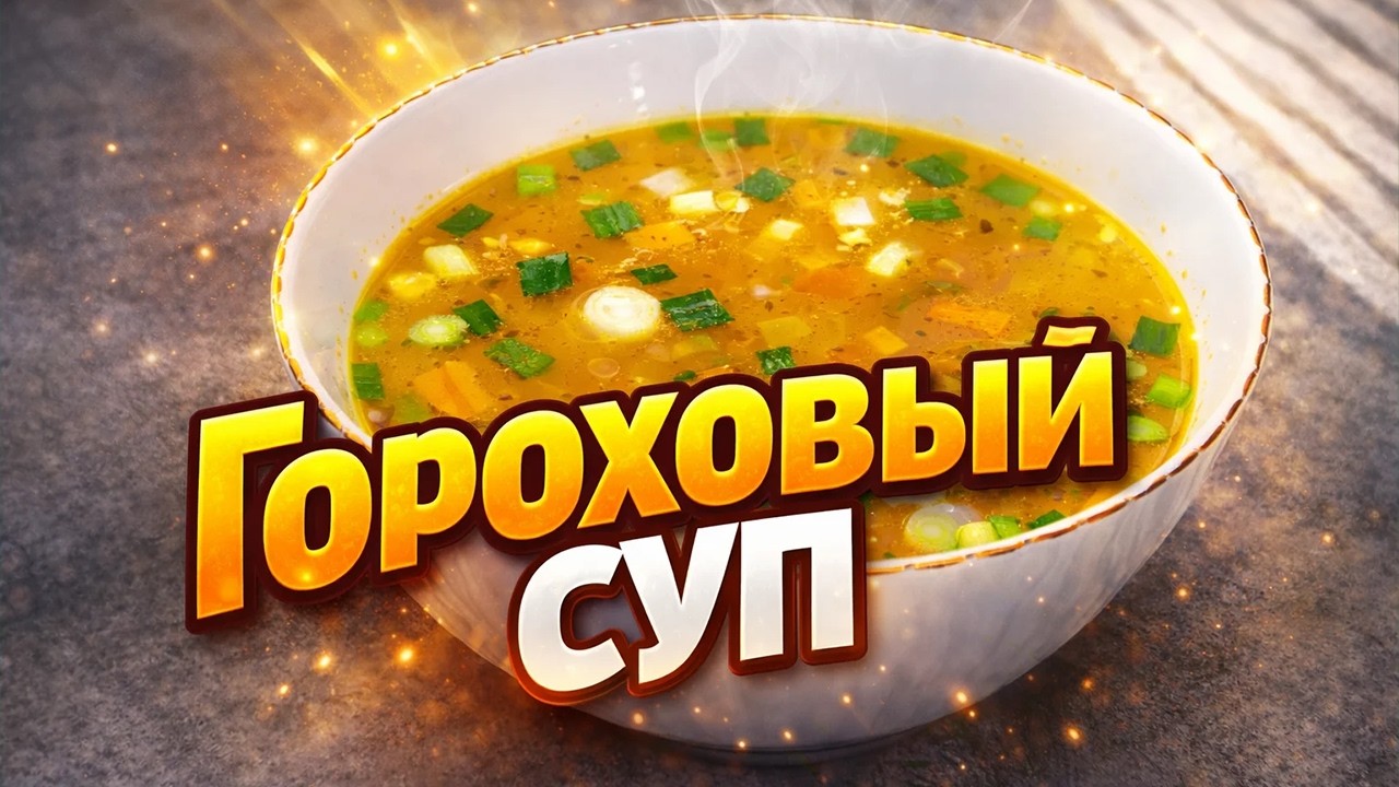 🍲 Гороховый суп✨ Классический рецепт✨