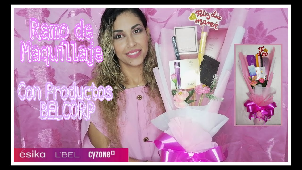 💐#DIY: COMO HACER UN RAMO DE MAQUILLAJE CON PRODUCTOS BELCORP PASO A PASO.  3ra PARTE.