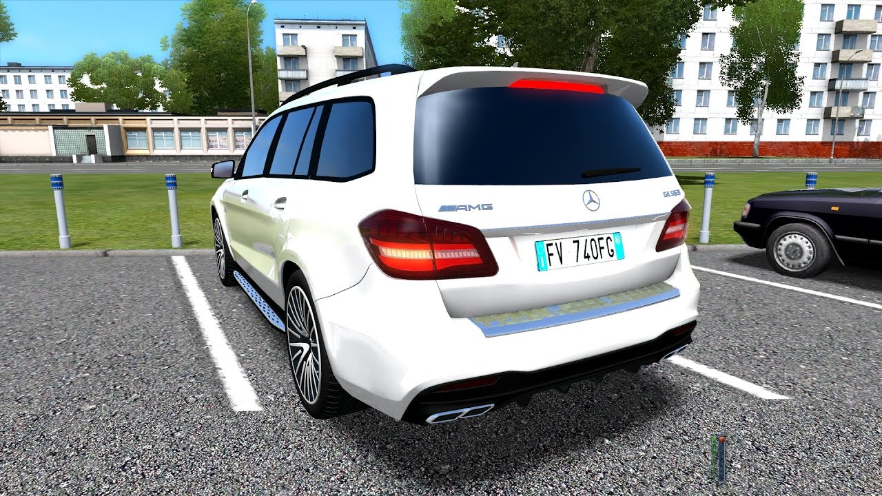 City Car Driving 1.5.2 | Mercedes-Benz GLS63 AMG free RIDE  [1080p]