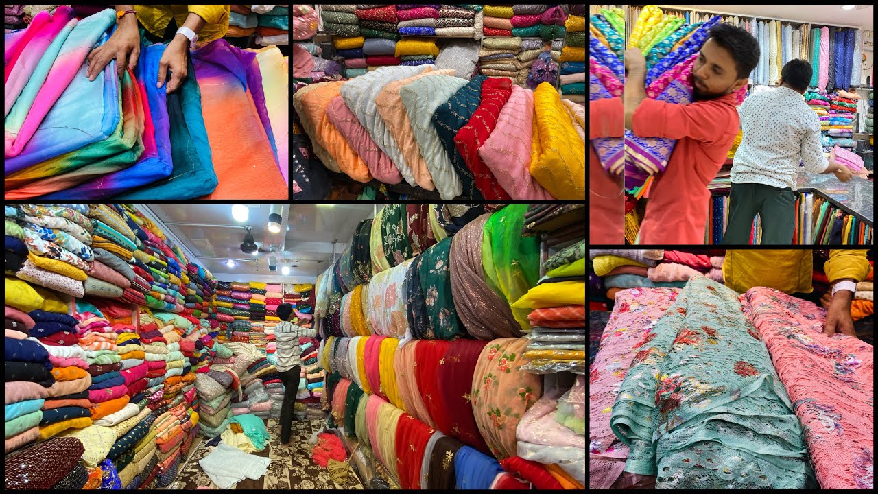 Running Fabric starting 40₹ all important fabric 50Rs to 100Rs net,Banarasi silk, printed organza..
