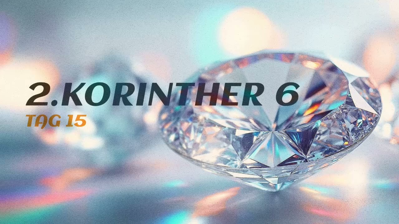 Tag 15 💎 2.Korinther 6,9
