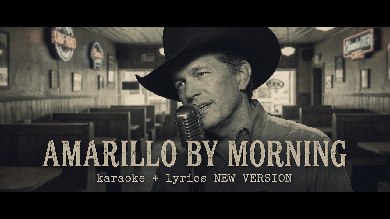 The Song Every Cowboy Knows by Heart | AMARILLO BY MORNING + NEW VERSION (Country Karaoke + Lyrics)