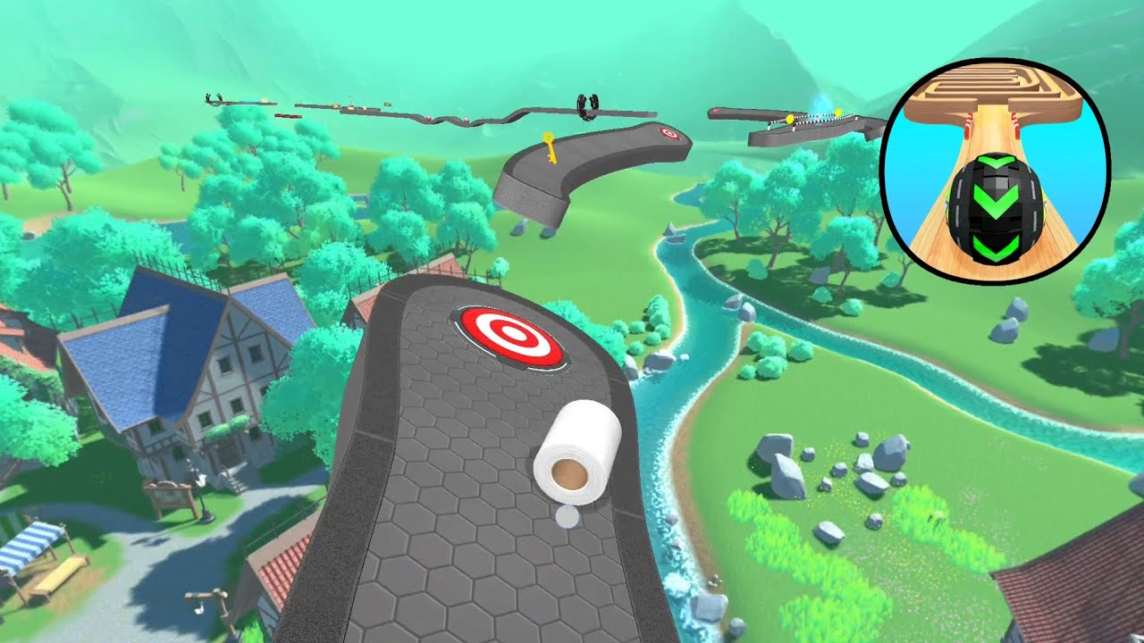 Rolling Balls Sky Escape 3D Gameplay 💥 Naftrix Gaming Game 87 Android iOS