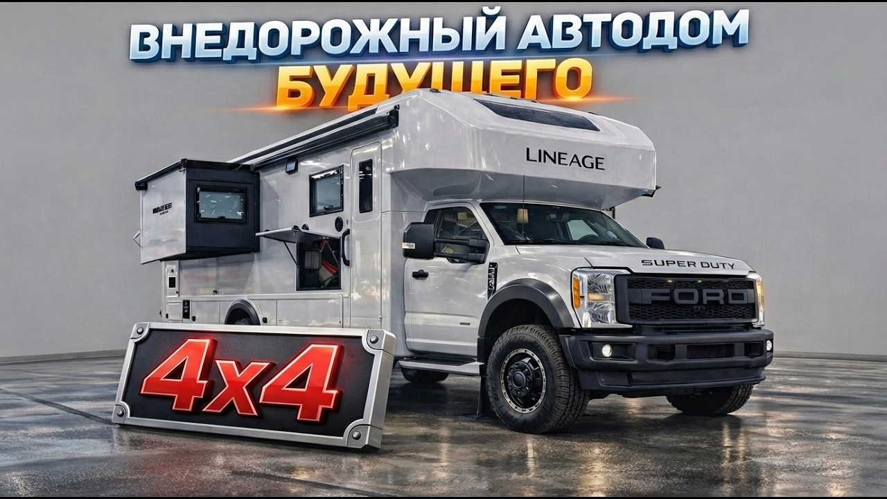 4х4 Внедорожный автодом. 80 % новых современных решений. Лучший на сегодняшний день. Palazzo GT 33.5