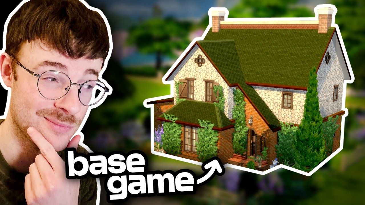 i built a cozy base game family home in The Sims 4 👪