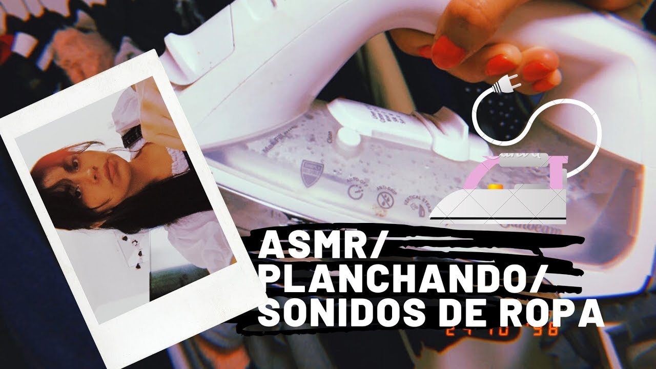 ASMR/ Sonidos de ropa/ Planchando ropa/ Muy relajante/ Andrea ASMR 🦋
