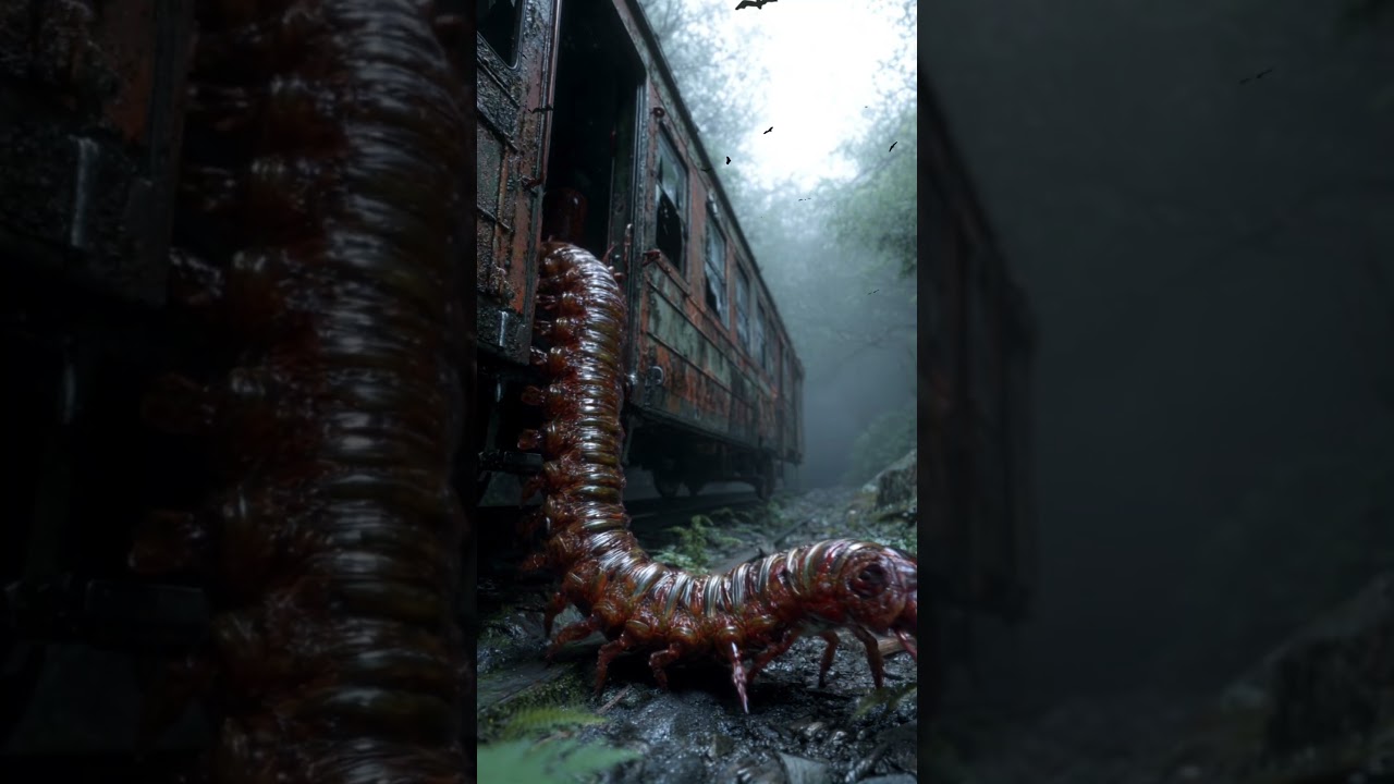 Strange Creature Found Crawling Out of Abandoned Jungle Train