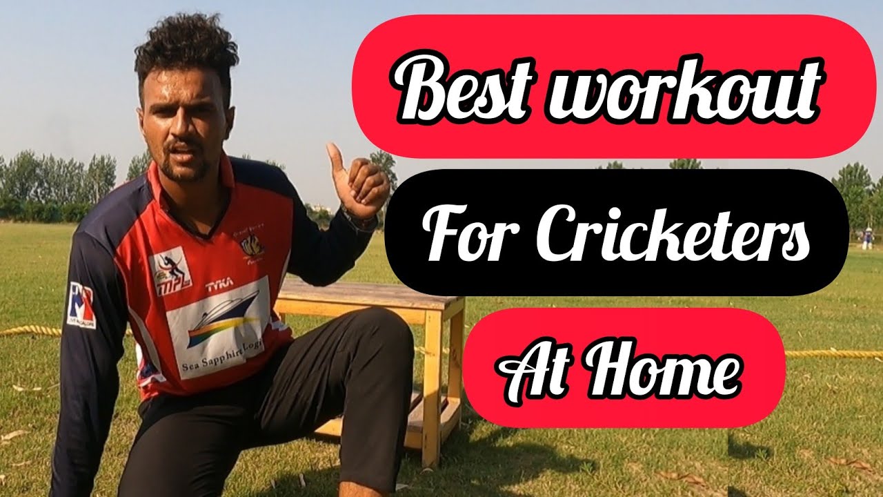 🏡 Best Workouts जो सब Cricketers अपने घर में भी कर सकते हैं ! Cricket With Vishal | Cricket Workout