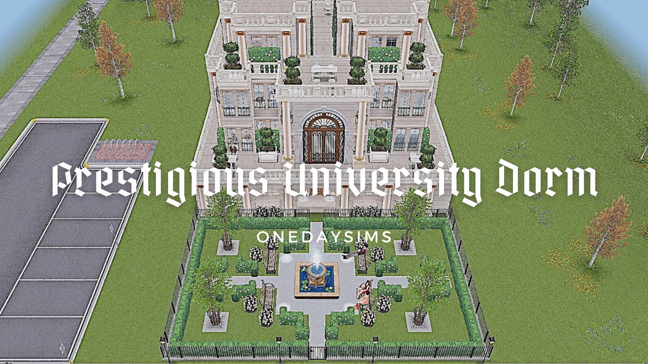 Sims Freeplay | Prestigious University Dorm by onedaysims 🏫🏛📚