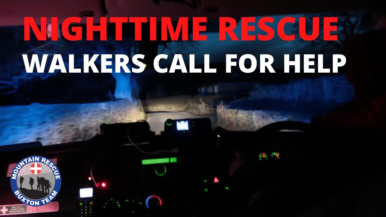 MOUNTAIN RESCUE HELP LOST WALKERS | Crowden Clough | Kinder Scout | Edale