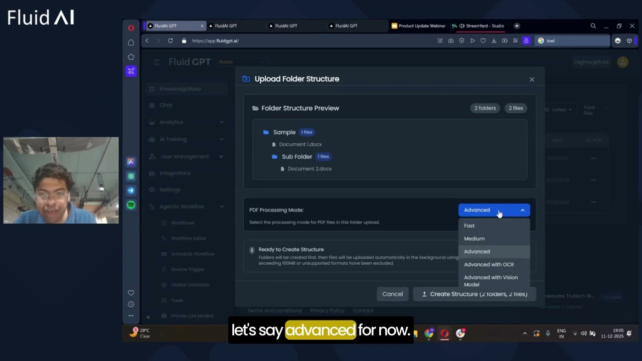 Upload Entire Folders to Your AI Knowledge Base Instantly 🤯 | Fluid AI Feature | #AIProductUpdate