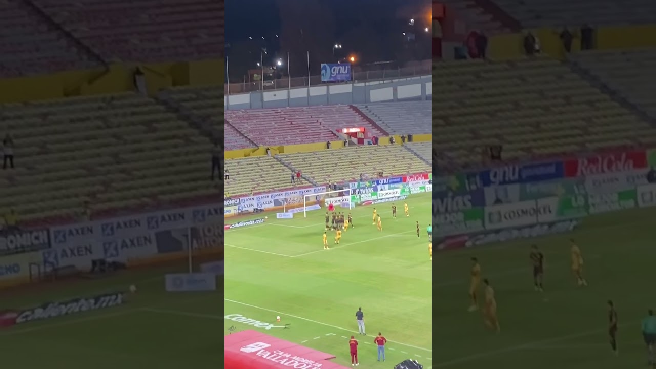 Gol del atl&eacute;tico Morelia vs Dorados