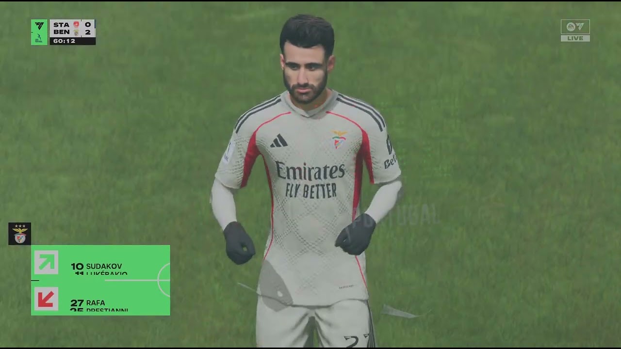 EA SPORTS FC 26 PS5 Previsao Liga Betclic 25/26 Jornada 22 Santa Clara X SL Benfica