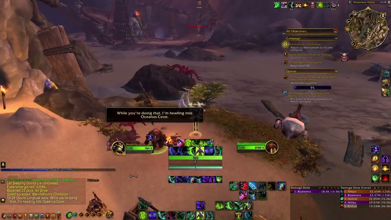 WoW War Within - Legion Remix Patch 11.2.5 Quest: Sternfathom's Champion
