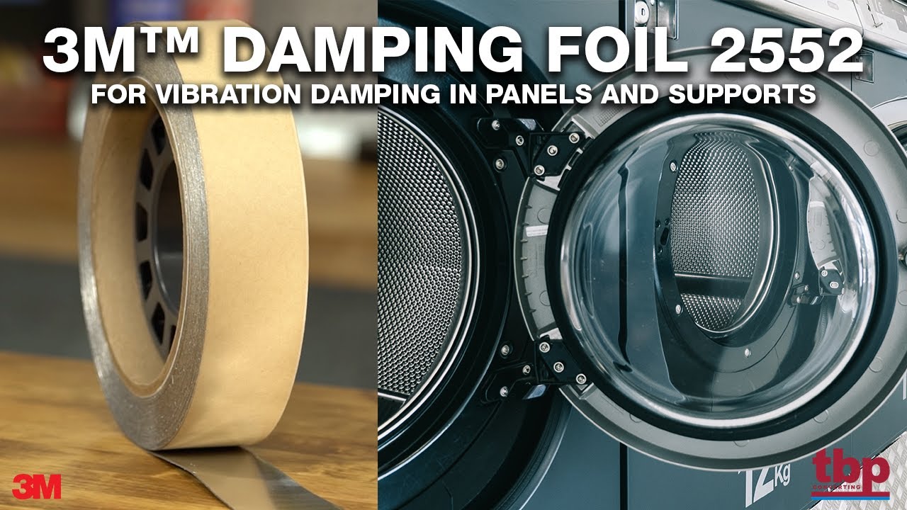 TBP Converting | 3M™ Damping Foil 2552 | For Vibration Damping in Panels and Supports