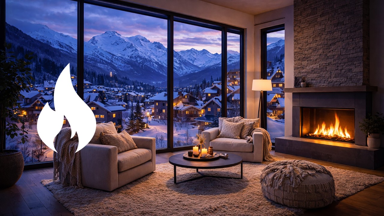 Fireplace Sounds 2 Hours 🔥 Crackling Fire for Sleep, Relaxation & Stress Relief