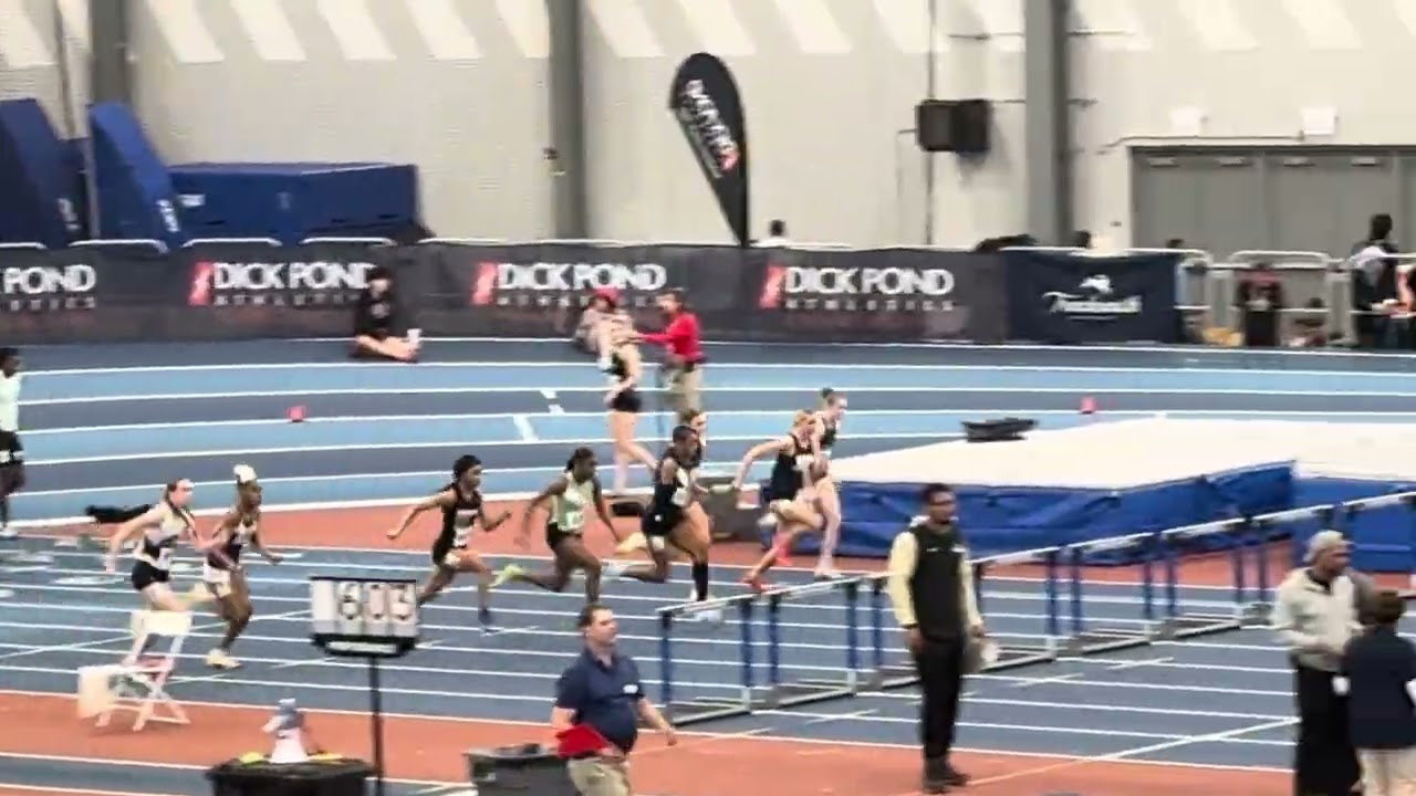 Misfits Invitational 60m Hurdles final 