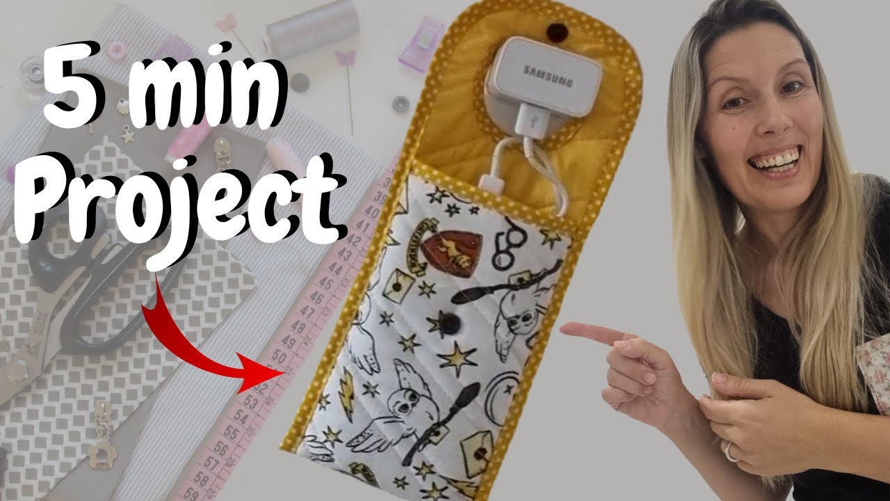 Let's Make a CELL PHONE CHARGER HOLDER in 5 minutes