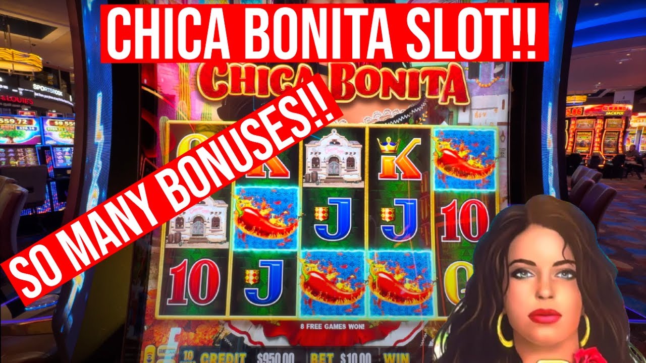 BONUS AFTER BONUS ON CHICA BONITA LIGHTNING DOLLAR CASH SLOT!