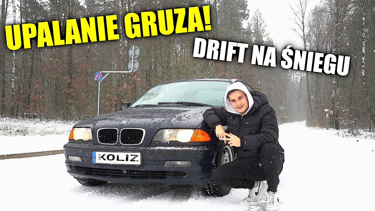 ZIMOWE UPALANIE GRUZA! 😍 O KROK OD ROWU? 😱 BMW E46 W AKCJI