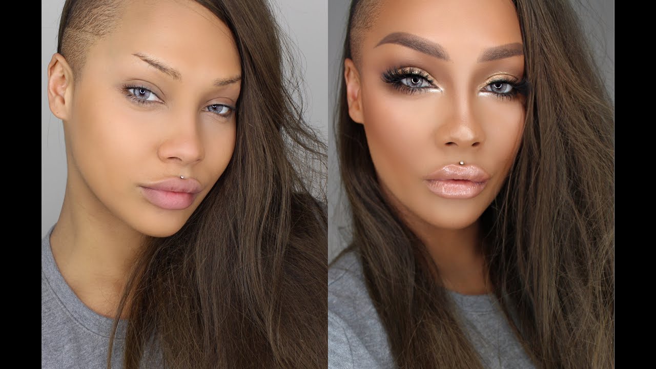 START TO FINISH GLAM BIG EYES CONTOUR HIGHLIGHT | SONJDRADELUXE