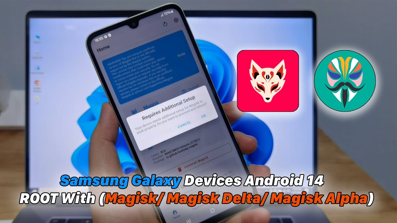 How To ROOT With (Magisk/ Magisk Delta/ Magisk Alpha) Any Samsung Devices Android 14